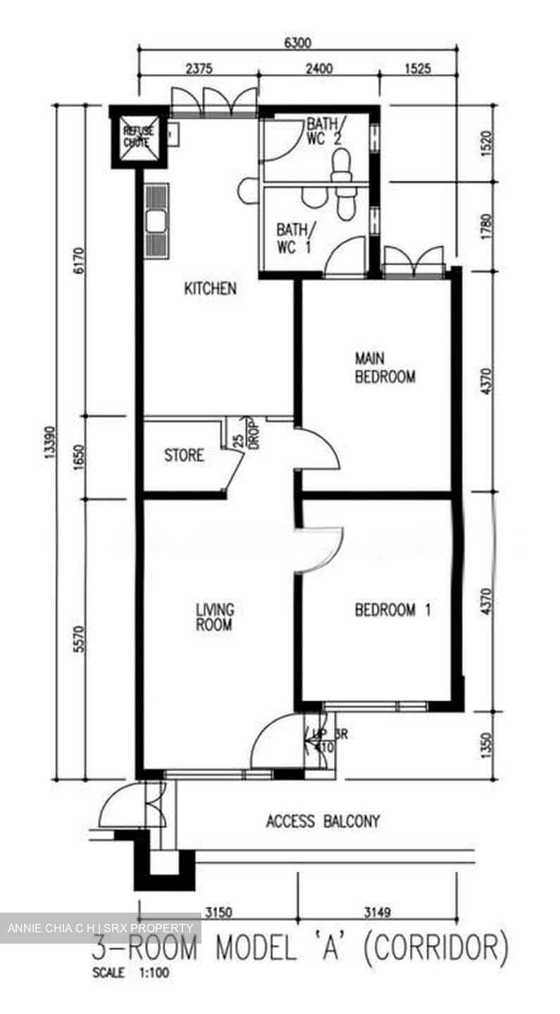 Blk 829 Yishun Street 81 (Yishun), HDB 3 Rooms #560570881